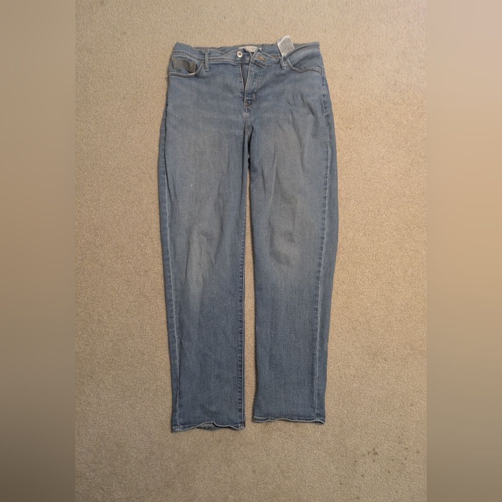 Signature by Levi Strauss Blue Straight Leg Jeans